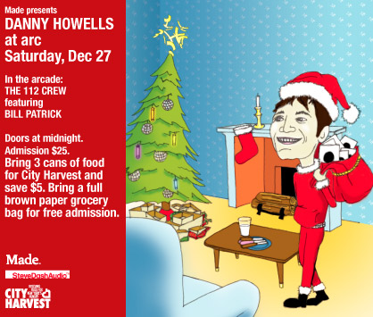 DANNY HOWELLS HOLIDAY PARTY flyer