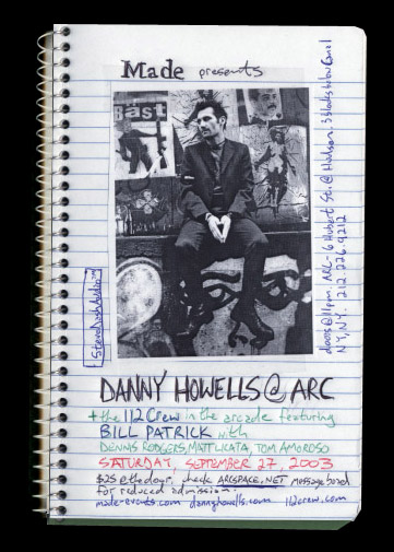 DANNY HOWELLS flyer