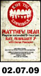 02.07.09: Save the Cannibals: Matthew Dear with Derek Plaslaiko