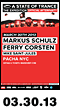 03.30.13: Markus Schulz and Ferry Corsten with Mike Saint-Jules at Pacha