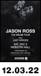12.03.22: Jason Ross at Webster Hall